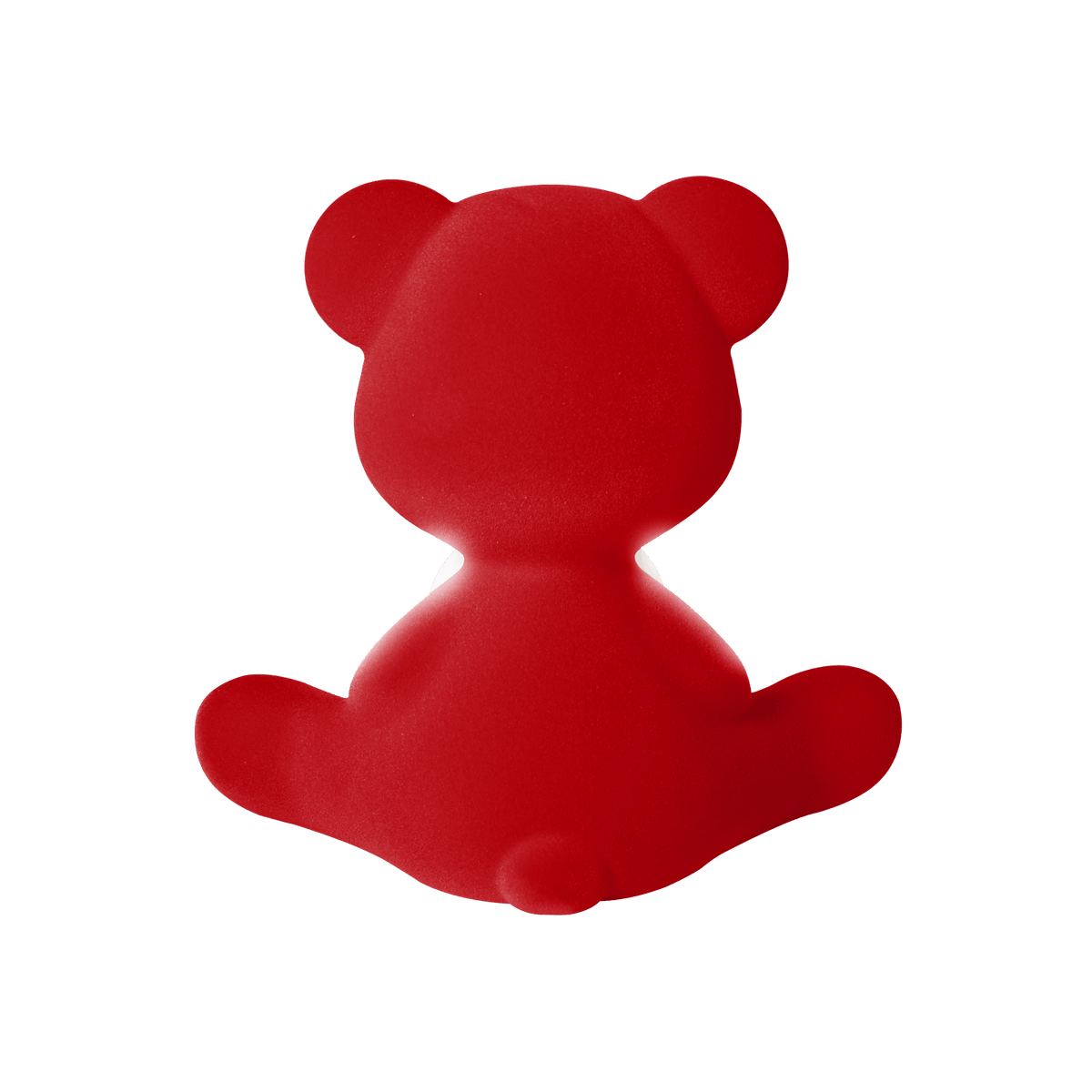 Lampa TEDDY GIRL VELVET czerwona Qeeboo Eye on Design