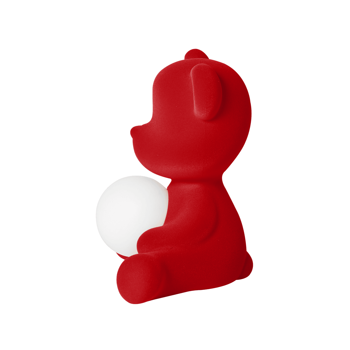 Lampa TEDDY GIRL VELVET czerwona Qeeboo Eye on Design