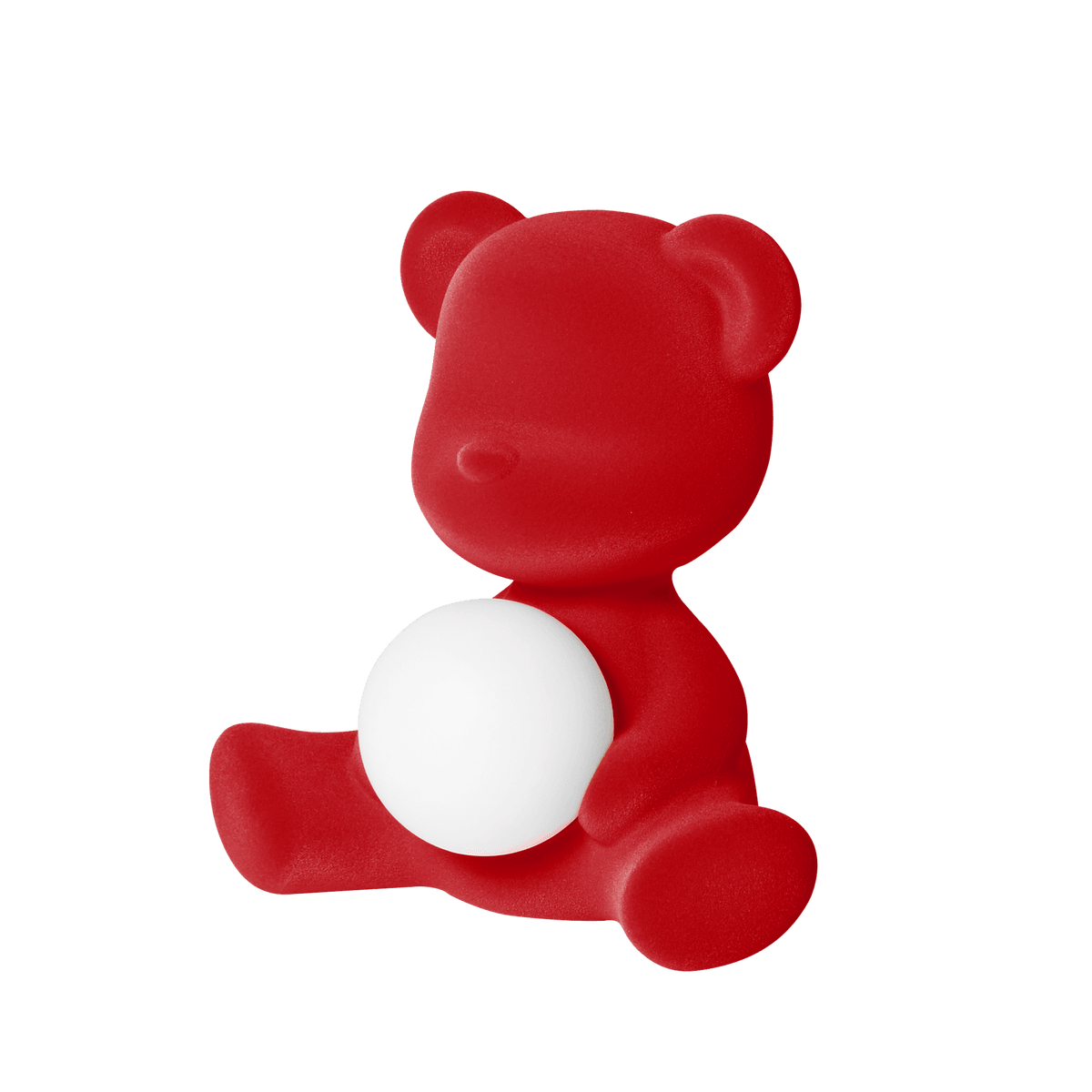 Lampa TEDDY GIRL VELVET czerwona Qeeboo Eye on Design