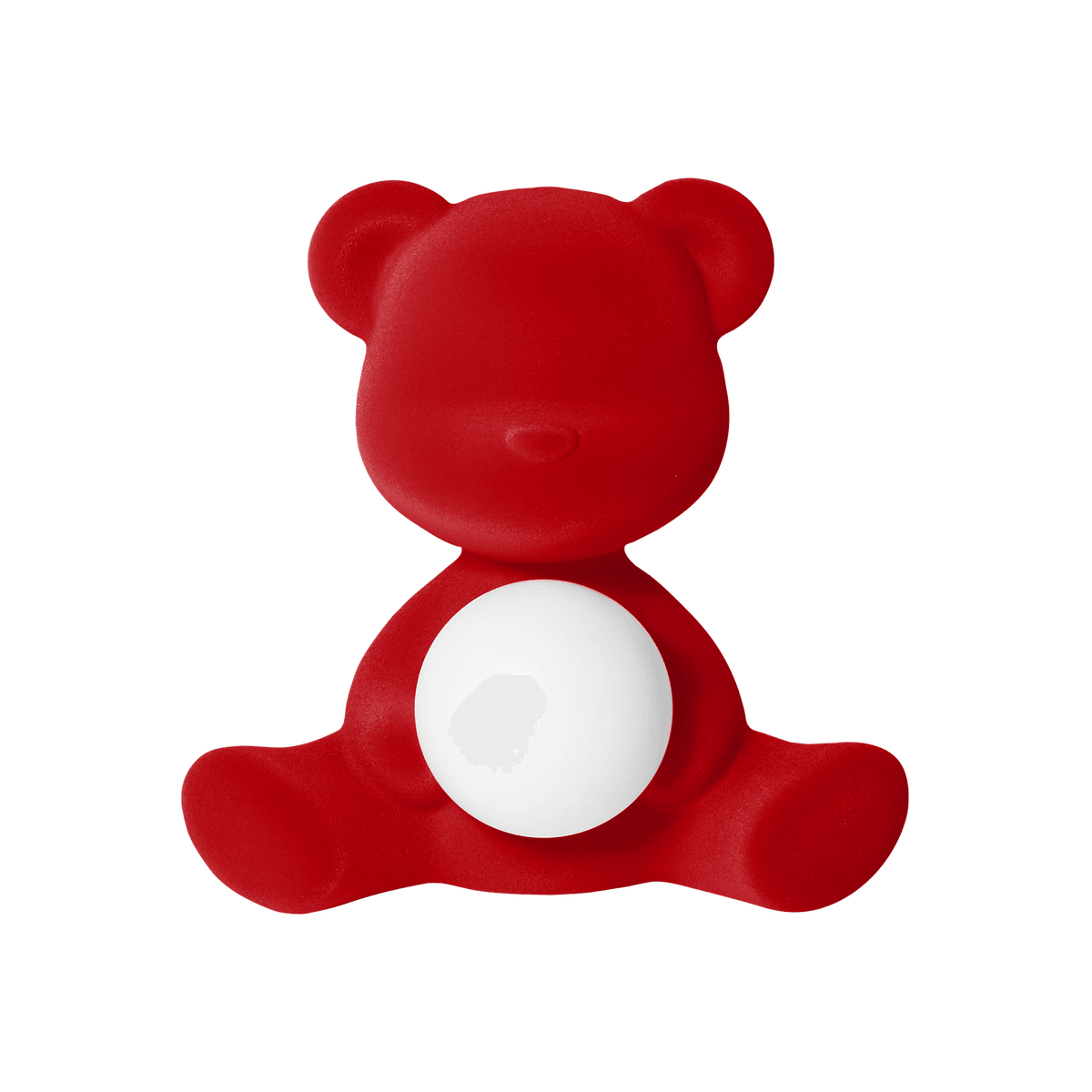 Lampa TEDDY GIRL VELVET czerwona Qeeboo Eye on Design