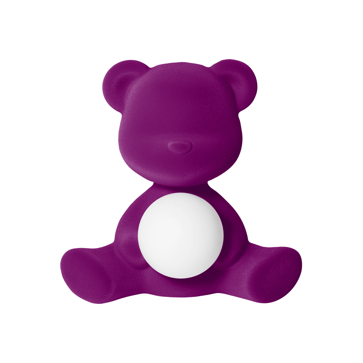 Lampa TEDDY GIRL VELVET fioletowa Qeeboo Eye on Design