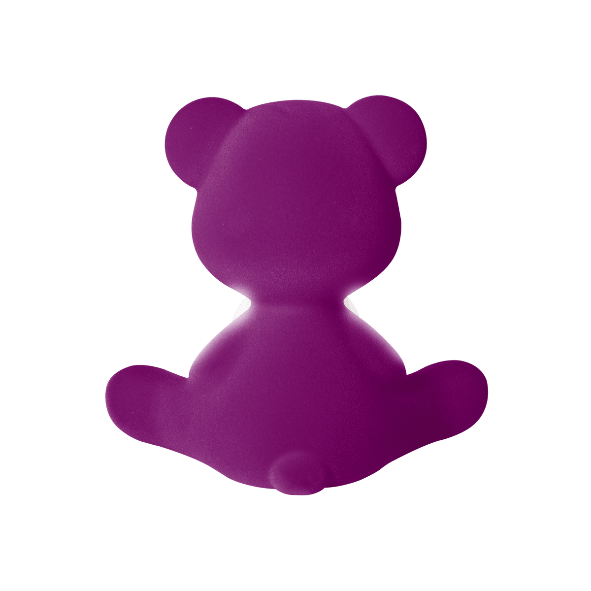 Lampa TEDDY GIRL VELVET fioletowa Qeeboo Eye on Design