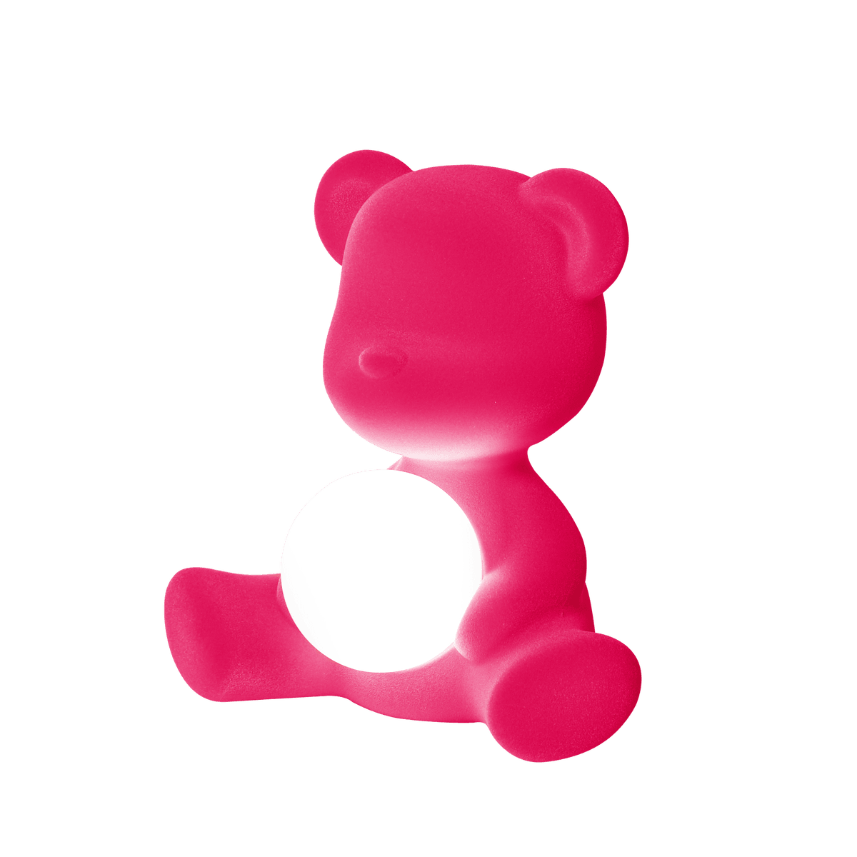 Lampa TEDDY GIRL VELVET fuksja Qeeboo Eye on Design