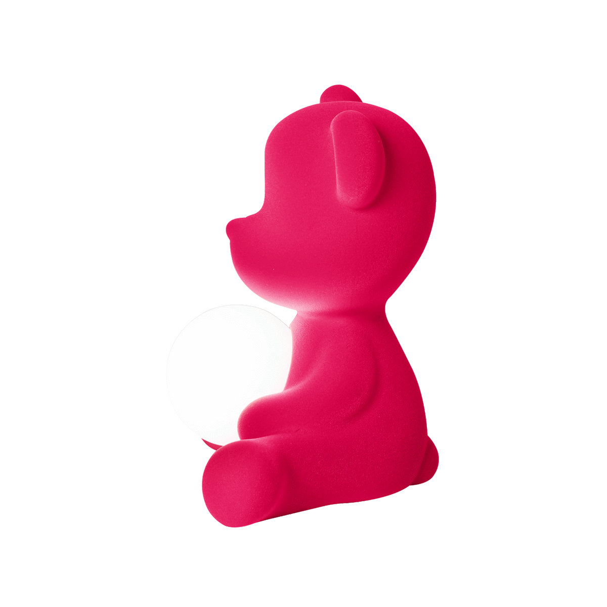 Lampa TEDDY GIRL VELVET fuksja Qeeboo Eye on Design