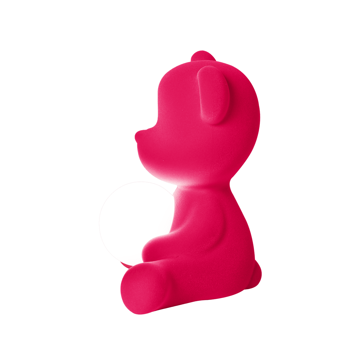 Lampa TEDDY GIRL VELVET fuksja Qeeboo Eye on Design