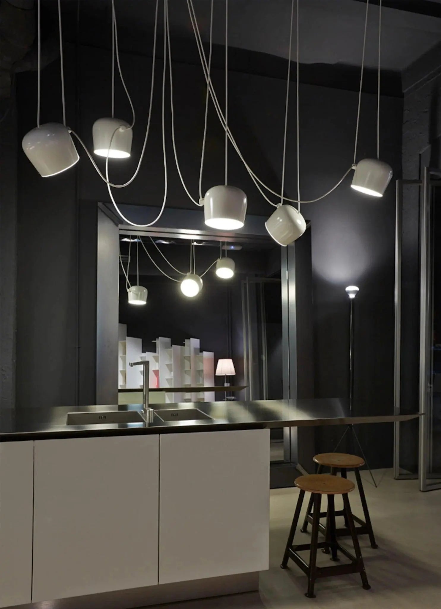 Lampa wisząca AIM biały – Flos