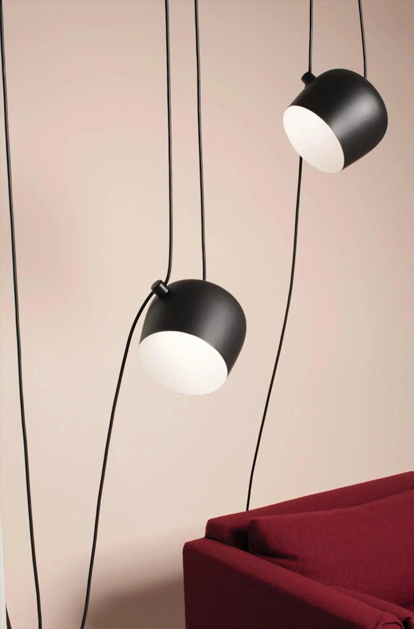 Lampa wisząca AIM czarny – Flos