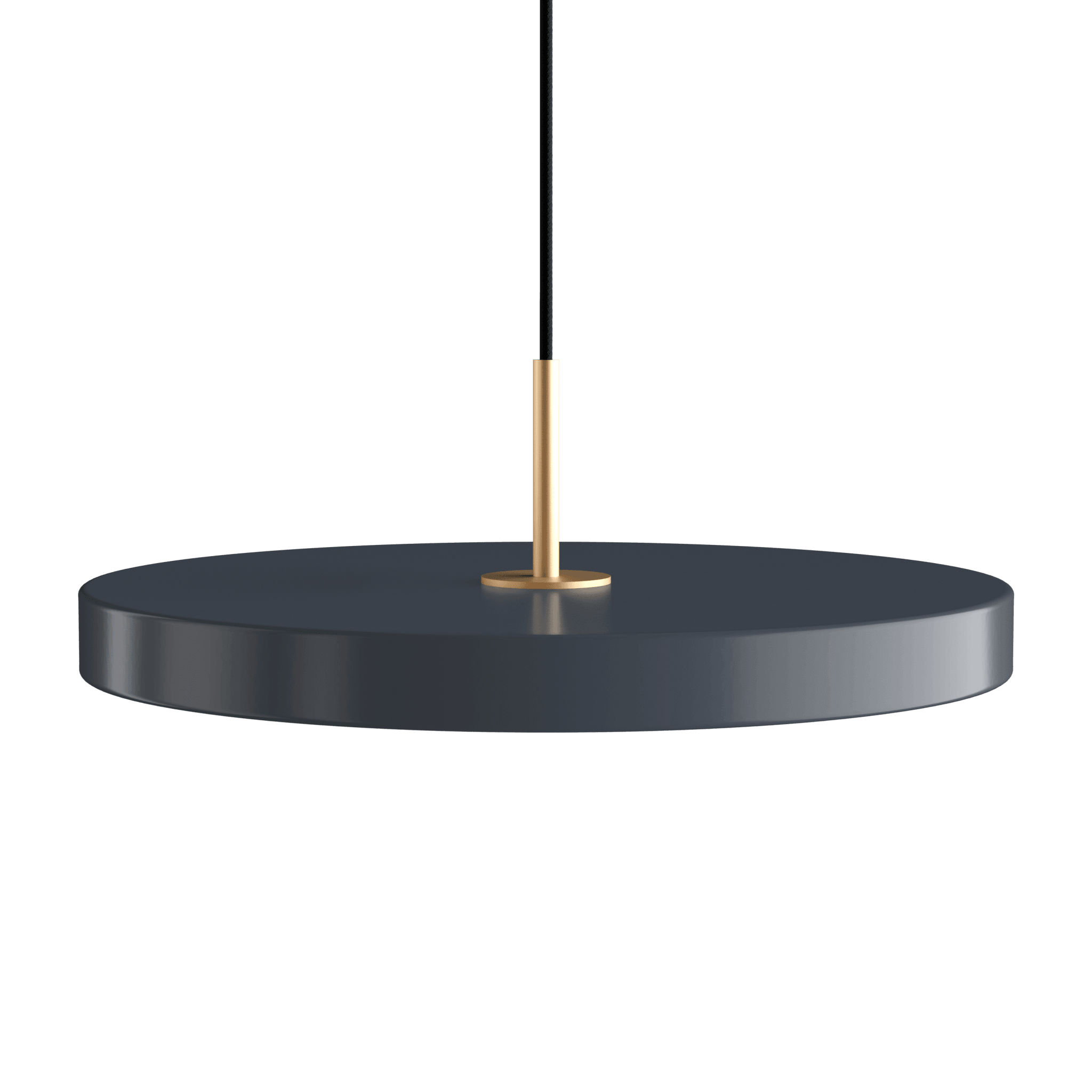Lampa wisząca ASTERIA antracytowy UMAGE Ø43 x 4 cm Złoty Eye on Design