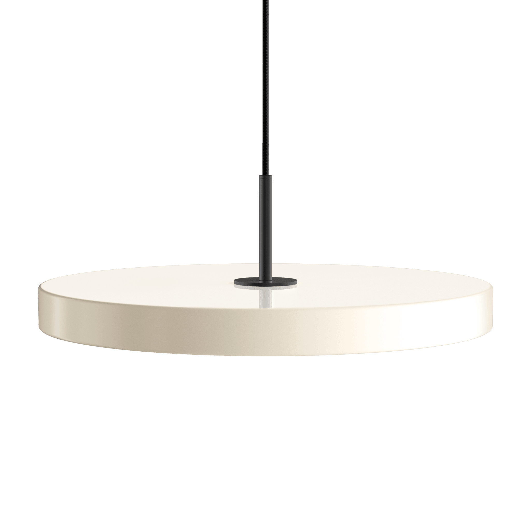 Lampa wisząca ASTERIA perłowy UMAGE Ø43 x 4 cm Czarny Eye on Design