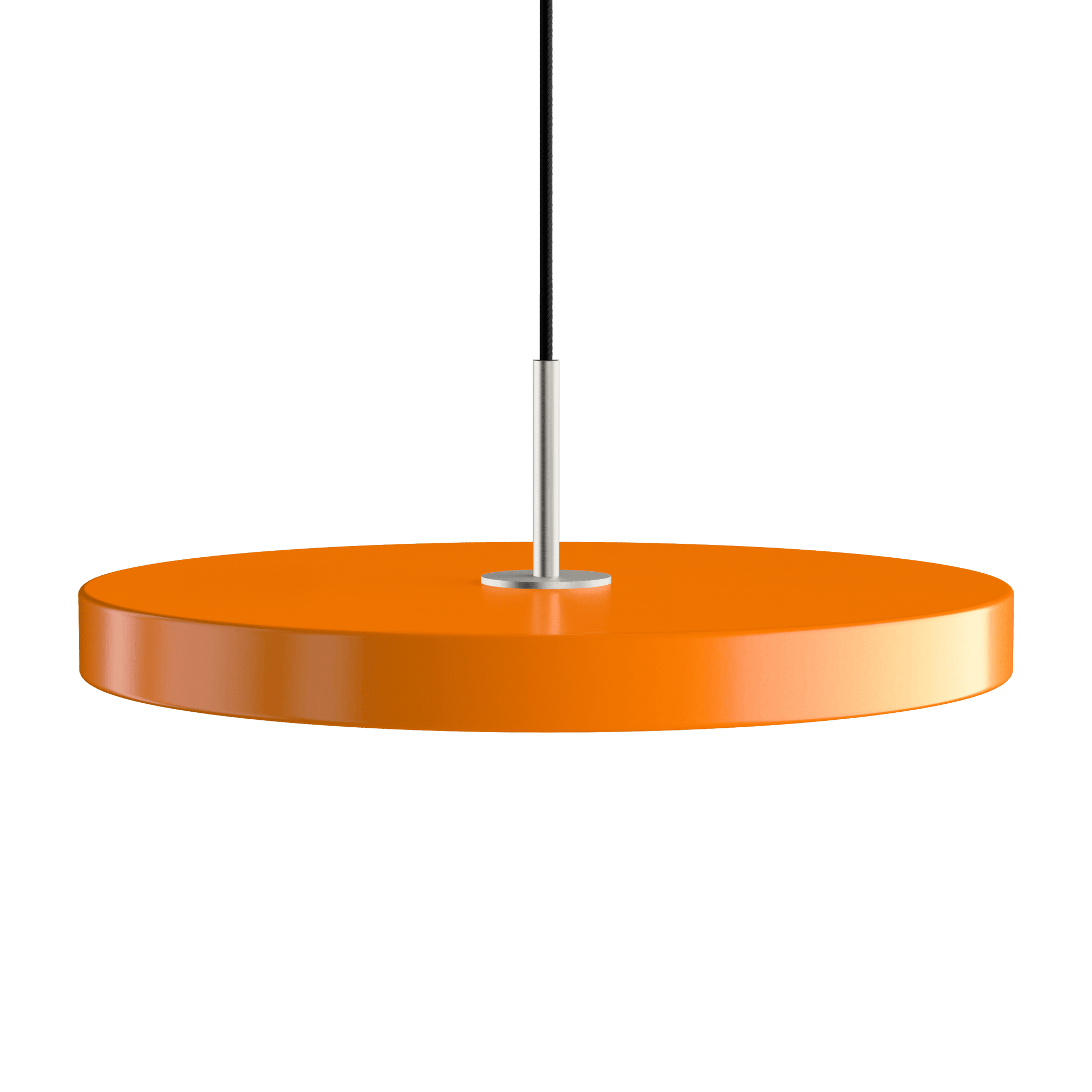 Lampa wisząca ASTERIA pomarańczowy UMAGE Ø43 x 4 cm Srebrny Eye on Design