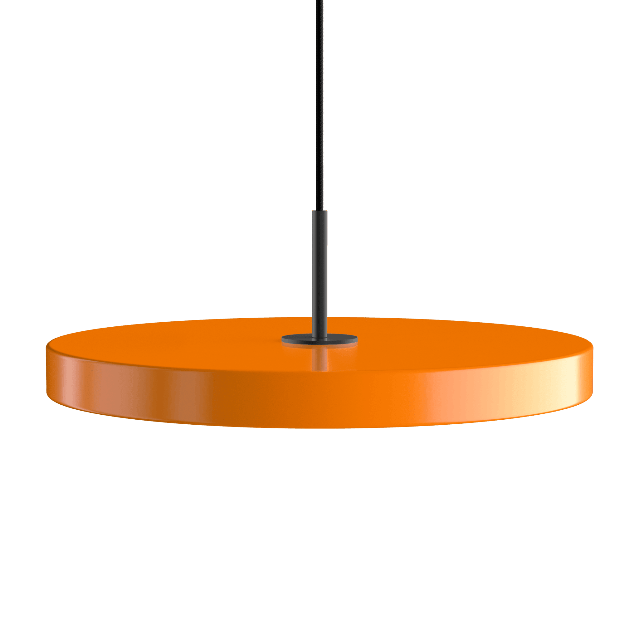 Lampa wisząca ASTERIA pomarańczowy UMAGE Ø43 x 4 cm Czarny Eye on Design