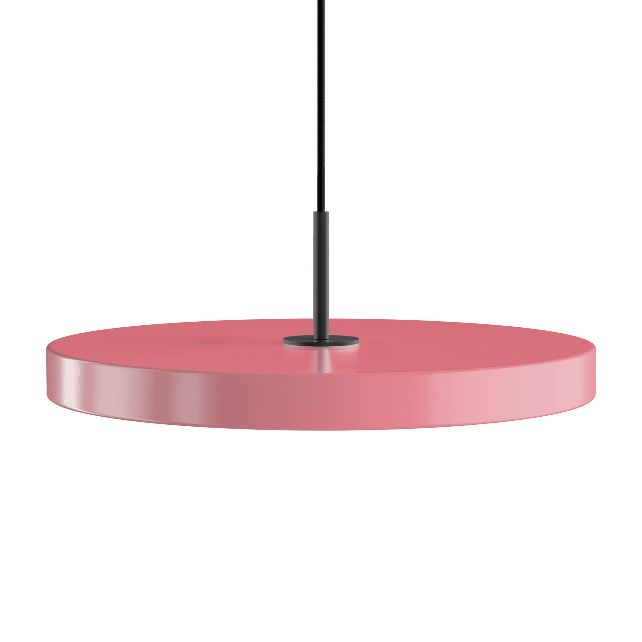 Lampa wisząca ASTERIA różowy UMAGE Ø43 x 4 cm Czarny Eye on Design