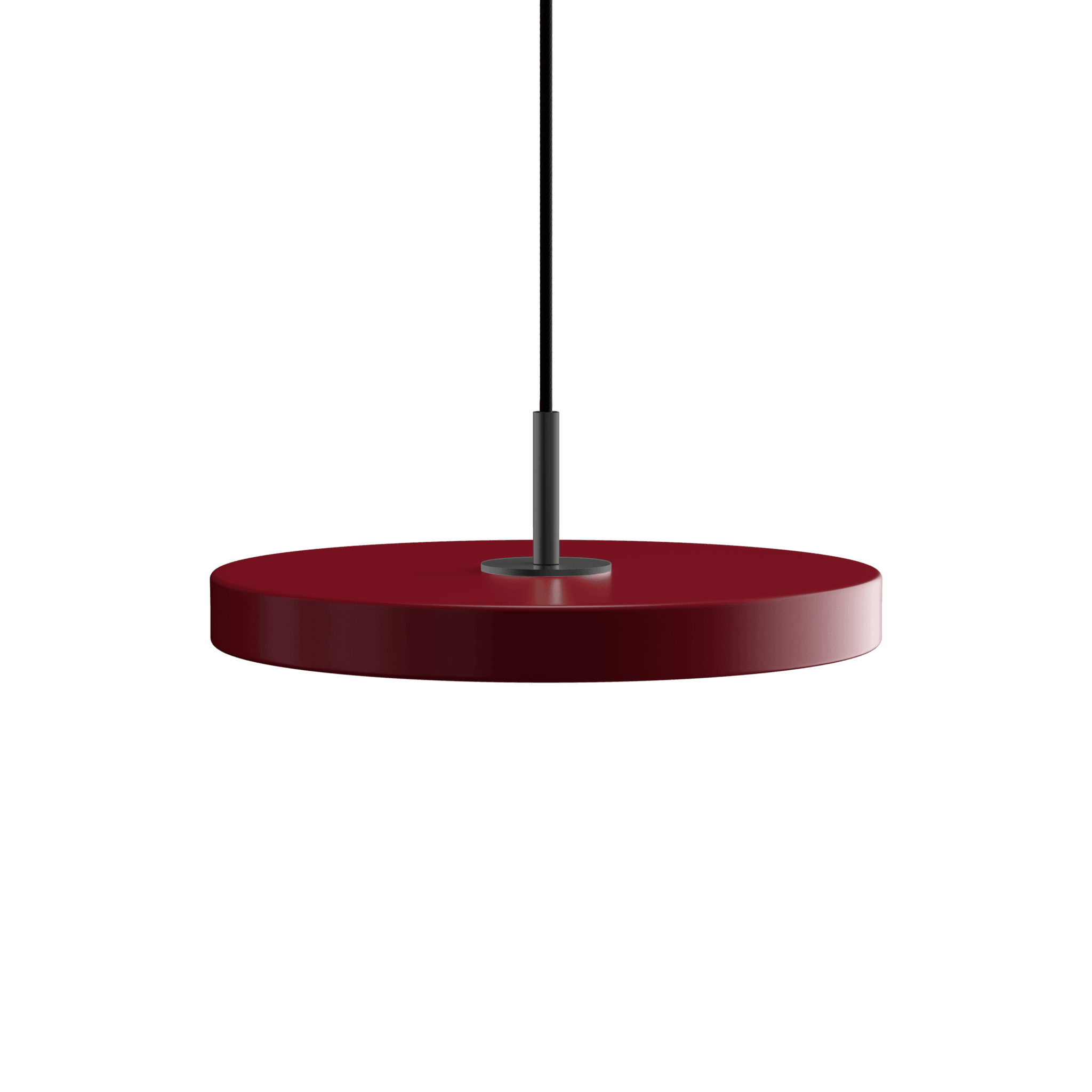 Lampa wisząca ASTERIA rubinowy UMAGE Ø31 x 3.3 cm Czarny Eye on Design