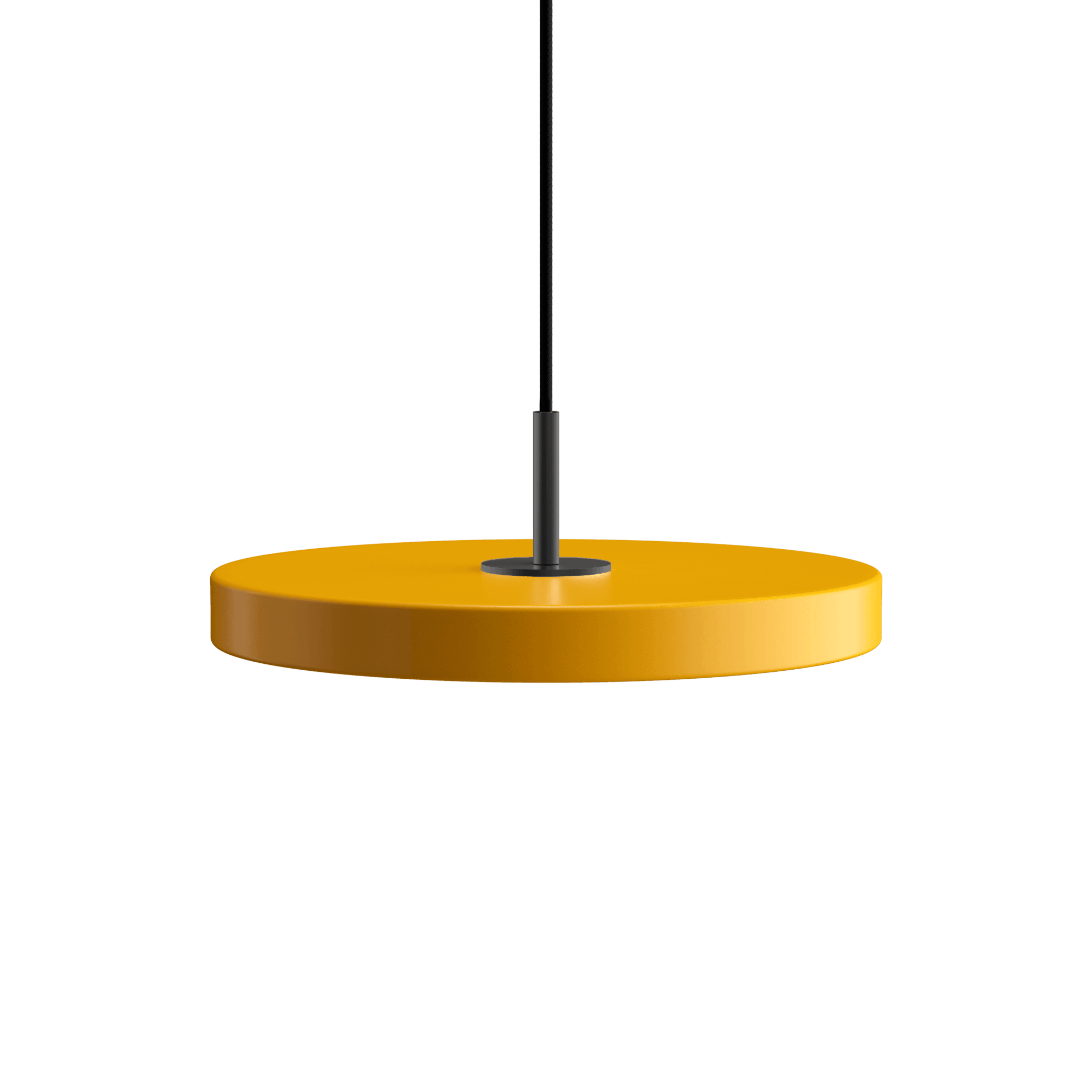 Lampa wisząca ASTERIA szafranowy UMAGE Ø31 x 3.3 cm Czarny Eye on Design