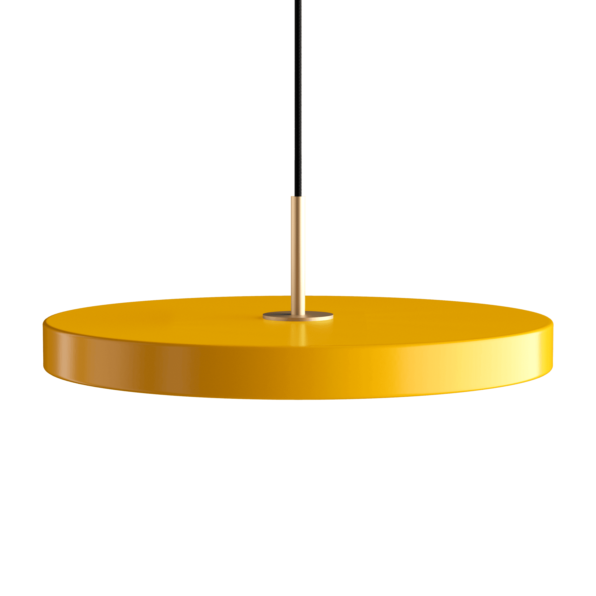 Lampa wisząca ASTERIA szafranowy UMAGE Ø43 x 4 cm Złoty Eye on Design