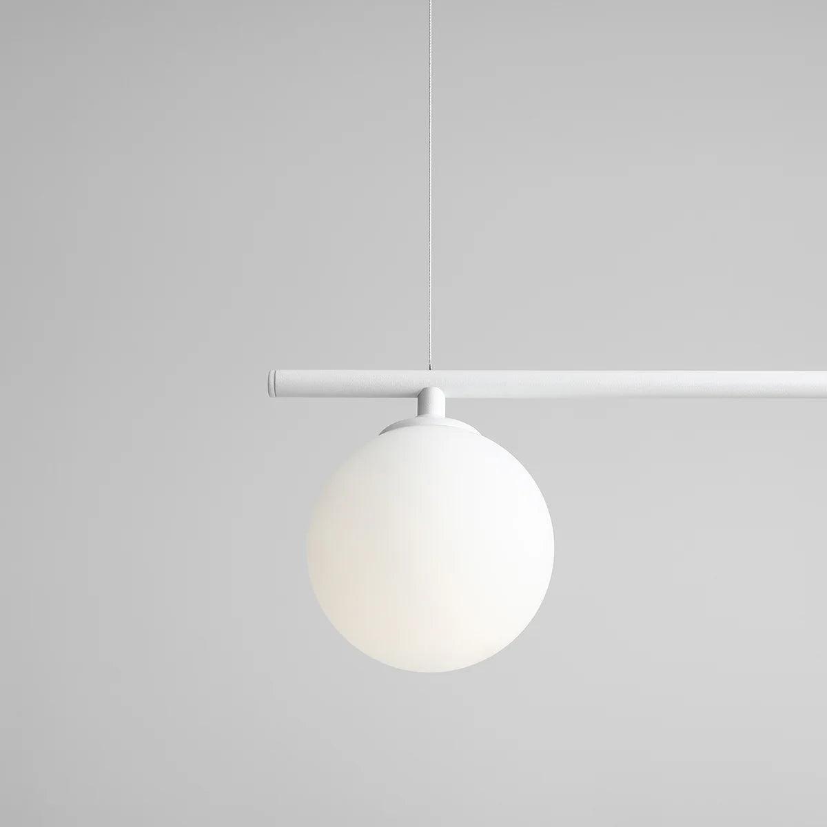 Lampa wisząca BERYL GLASS TRIO biały Artera Eye on Design