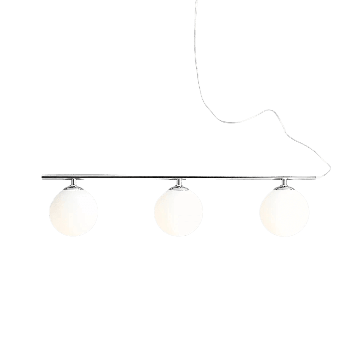 Lampa wisząca BERYL GLASS TRIO chromowany Artera Eye on Design