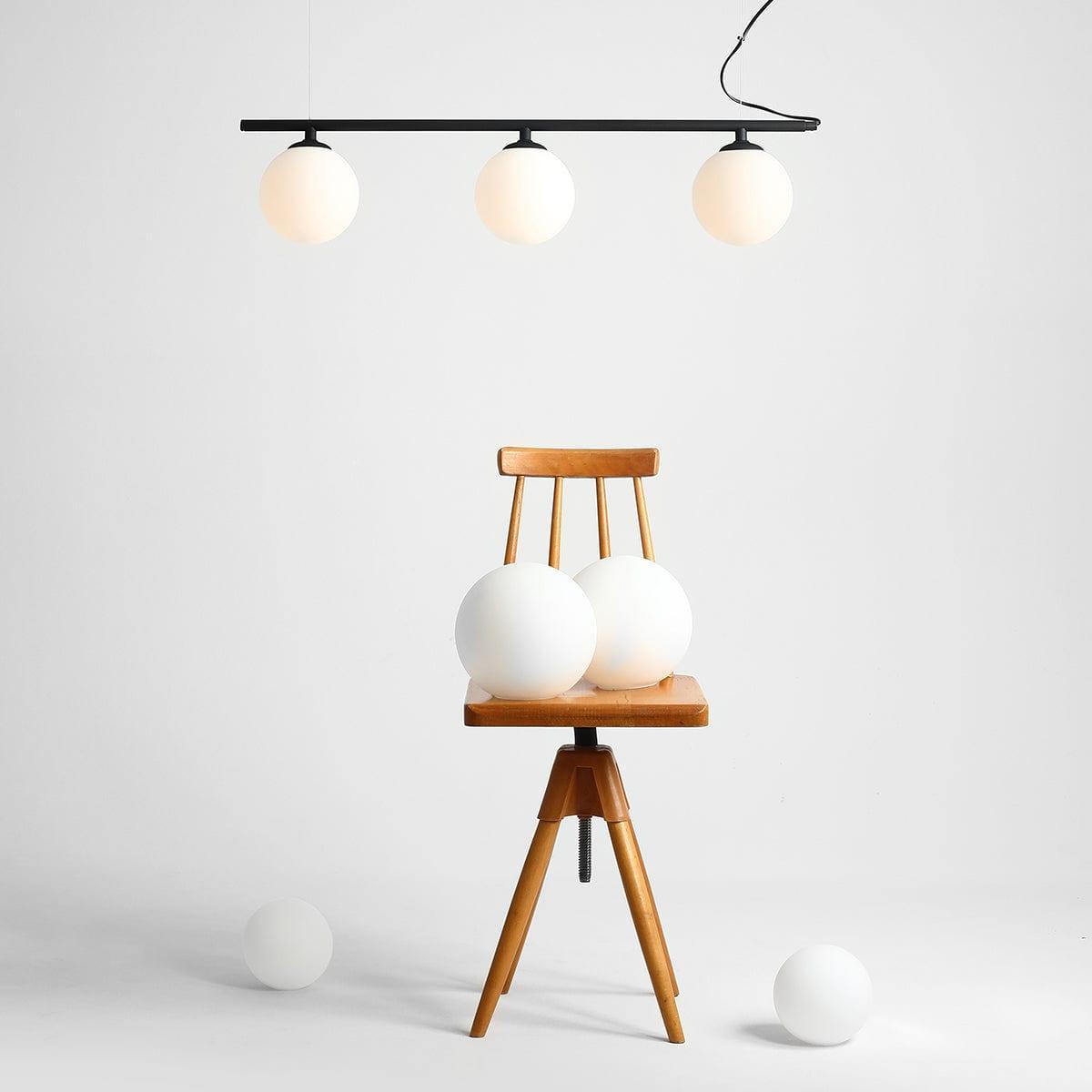 Lampa wisząca BERYL GLASS TRIO czarny Artera Eye on Design