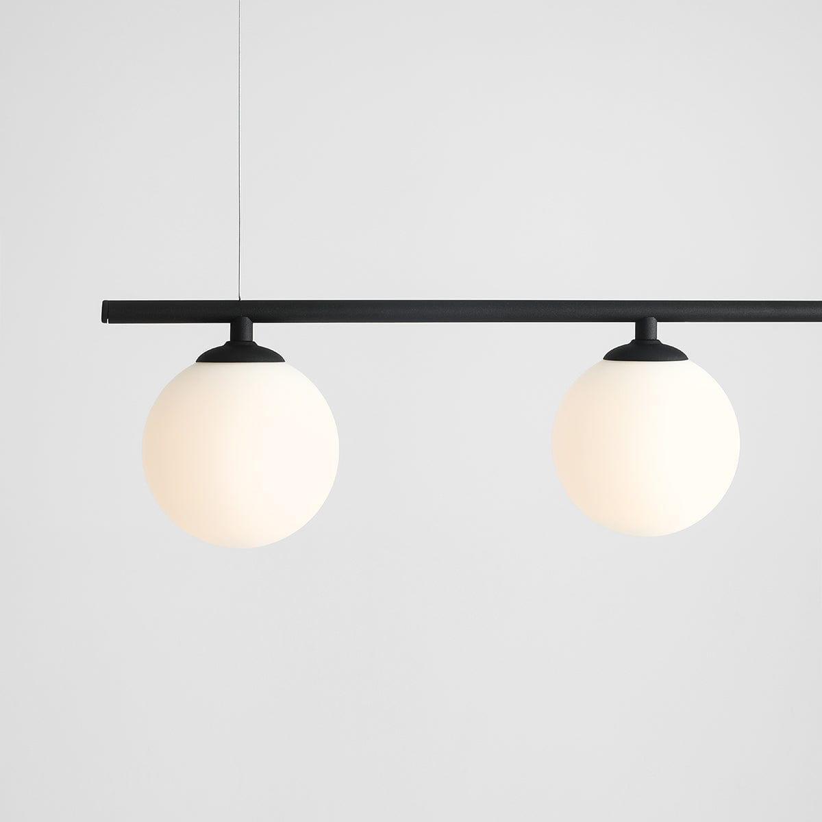 Lampa wisząca BERYL GLASS TRIO czarny Artera Eye on Design