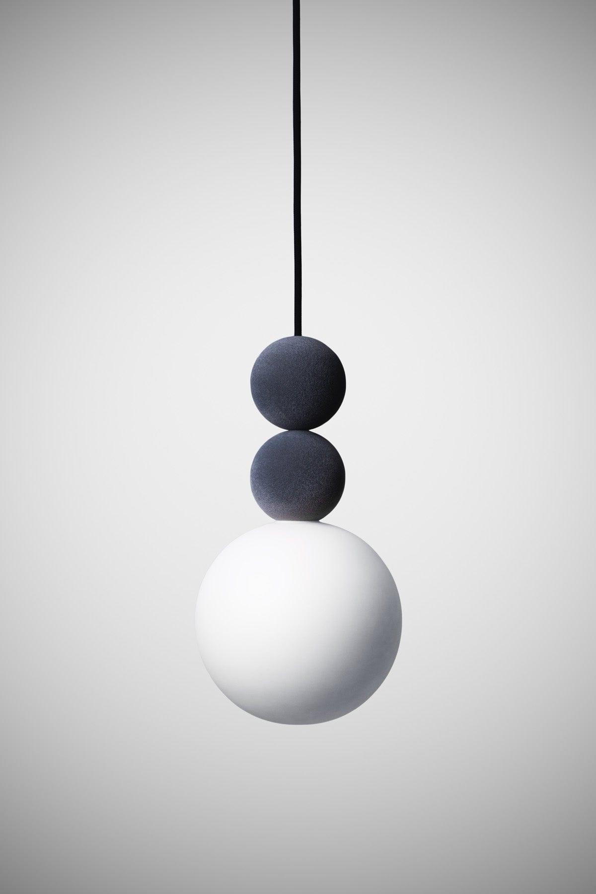 Lampa wisząca BOLA BOLA VELVET szara Loftlight Eye on Design