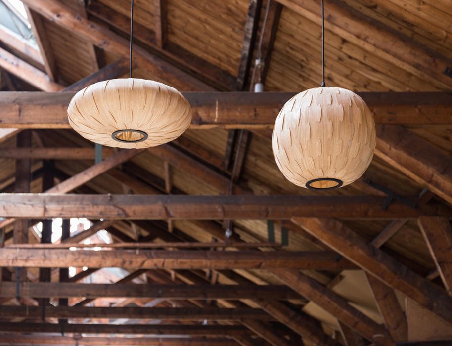 Lampa wisząca BOND OVAL jesion Dutchbone Eye on Design