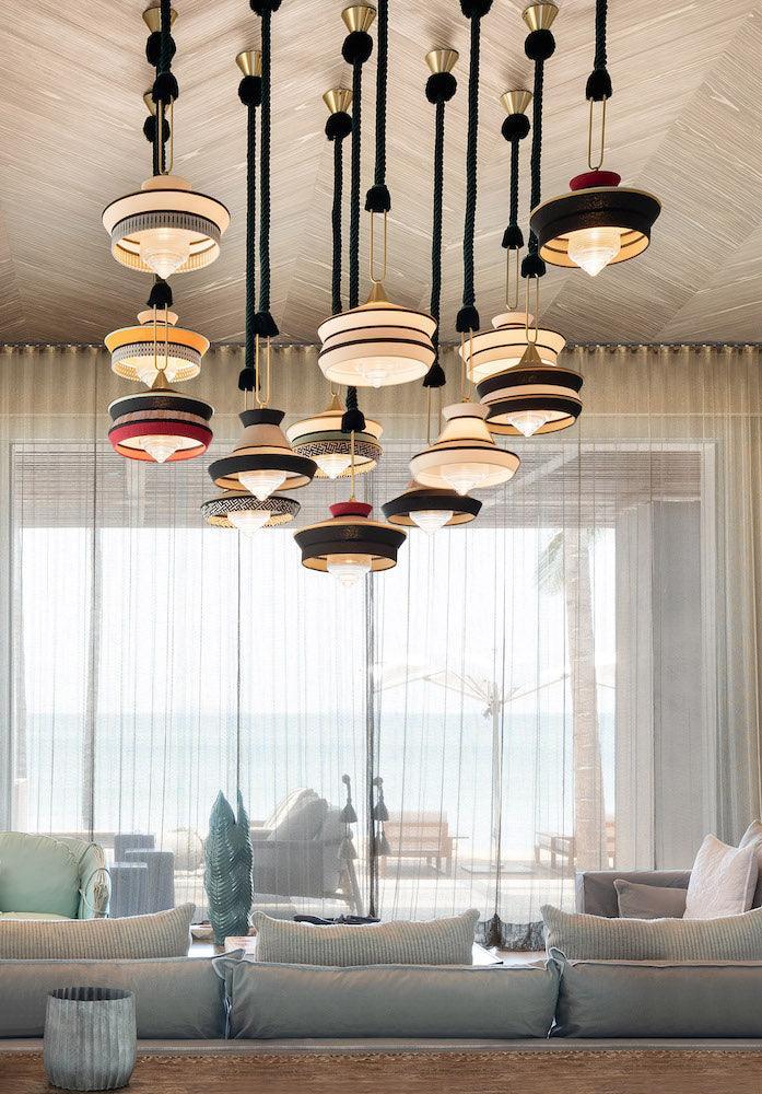 Lampa wisząca CALYPSO ANTIGUA miętowy Contardi Eye on Design