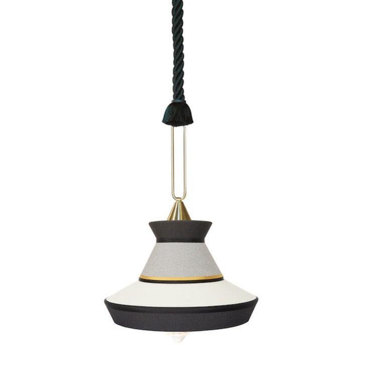 Lampa wisząca CALYPSO GUADALOUPE czarno-biały Contardi Eye on Design