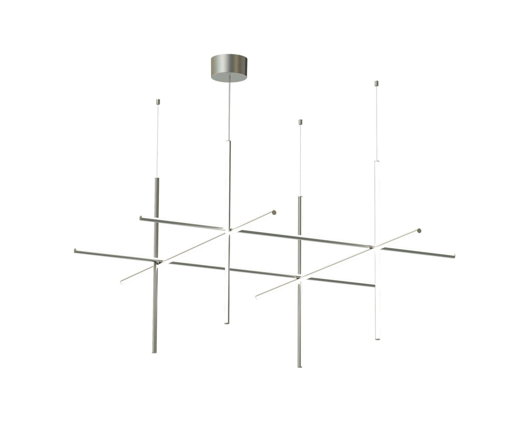 Lampa wisząca COORDINATES 4 srebrny Flos Eye on Design