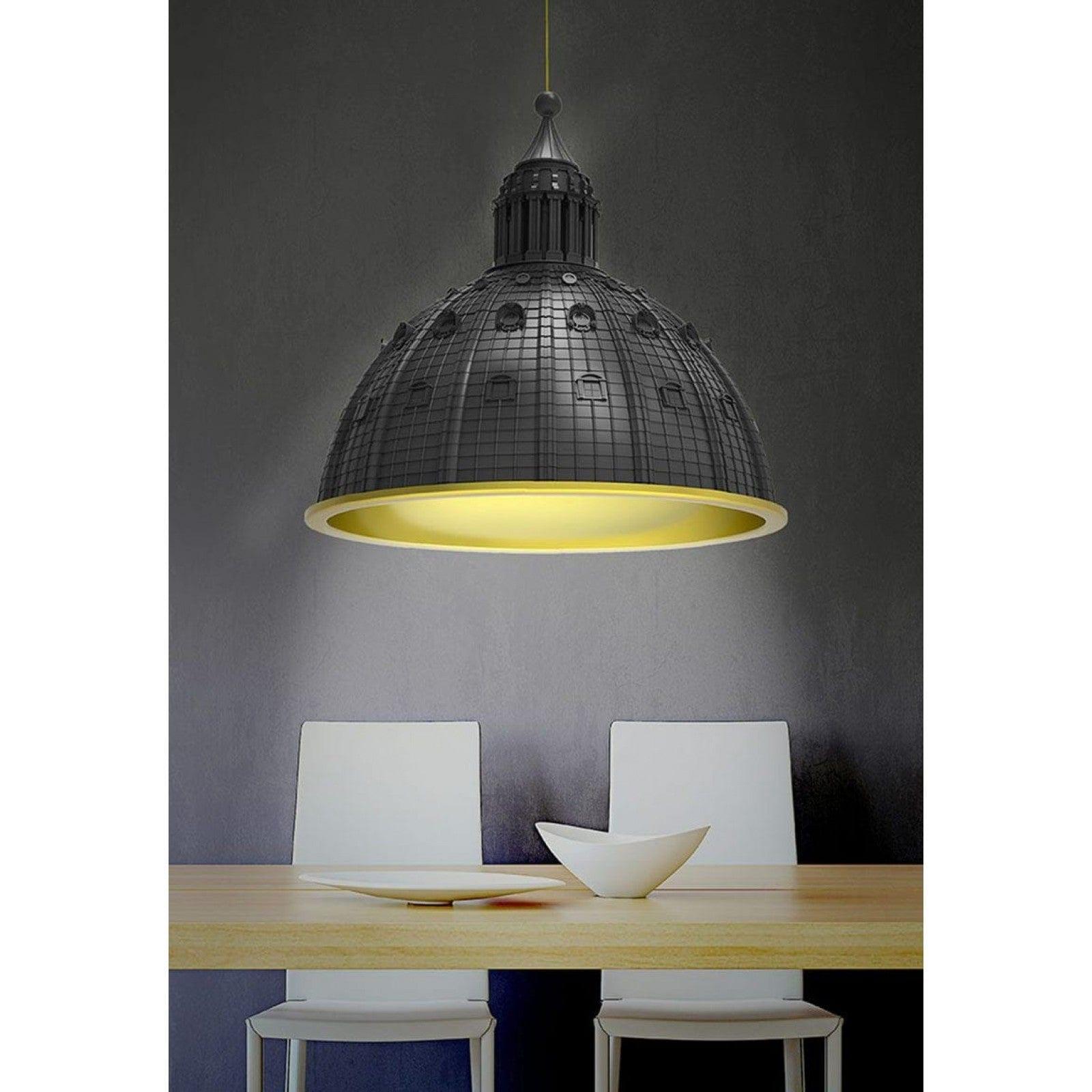 Lampa wisząca CUPOLONE QUARANTACINQUE szary Seletti Eye on Design