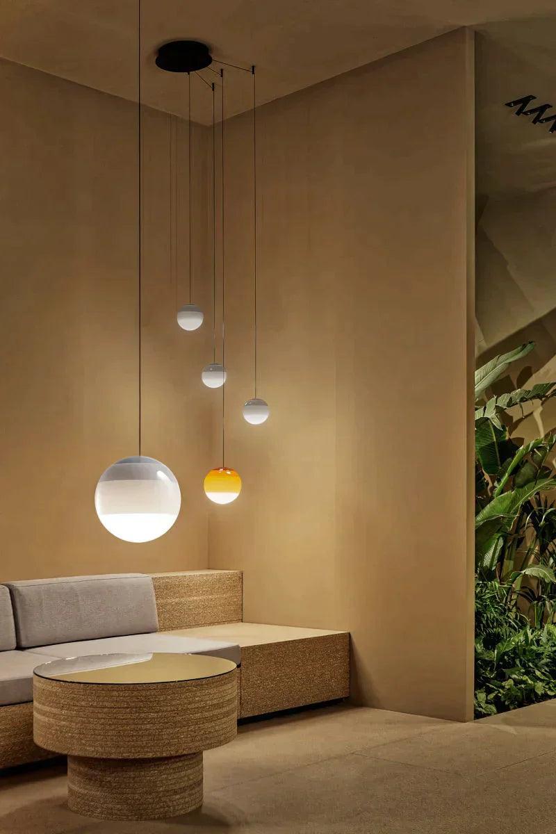 Lampa wisząca DIPPING biały Marset Eye on Design