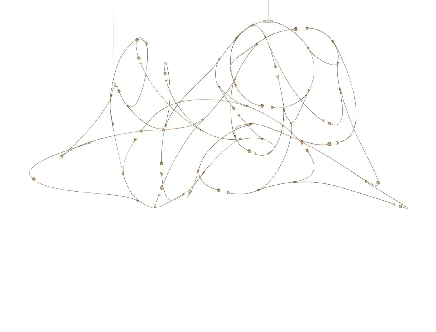 Lampa wisząca FLOCK OF LIGHT mosiądz – Moooi