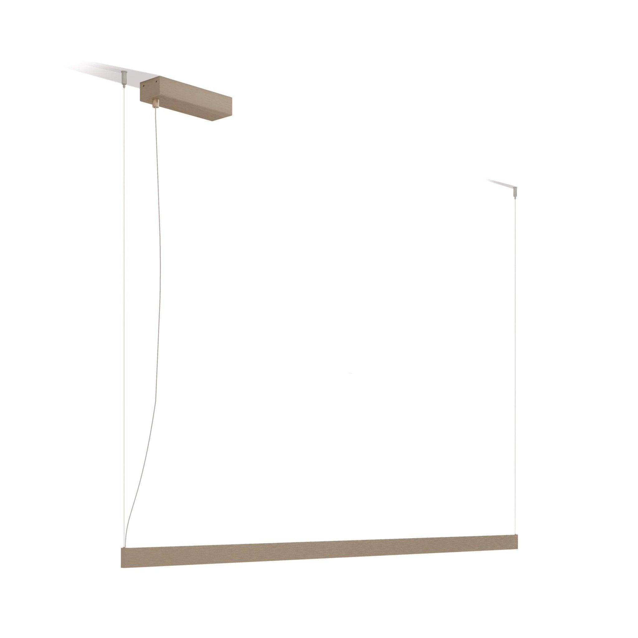 Lampa wisząca FLY LINEAR satynowy złoty Contardi Eye on Design