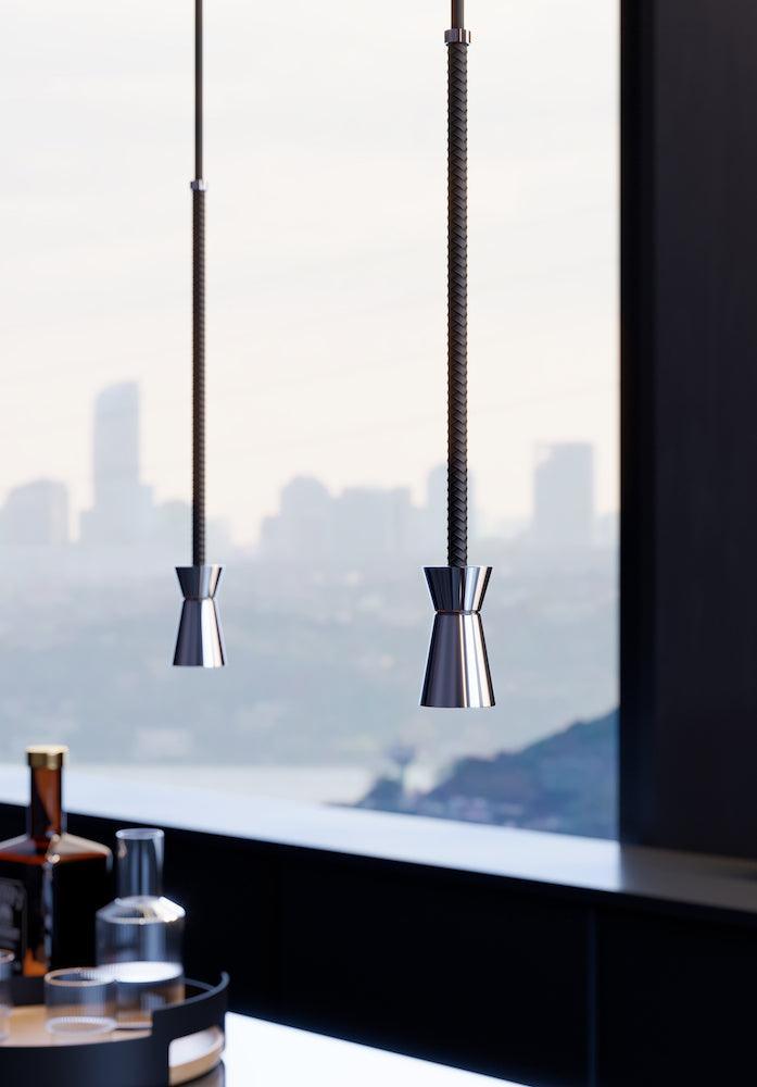 Lampa wisząca G+T srebrny Contardi Eye on Design