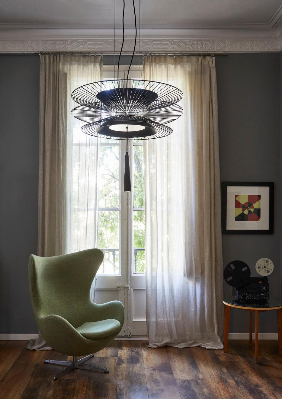 Lampa wisząca GRAVITY II czarny Forestier Eye on Design