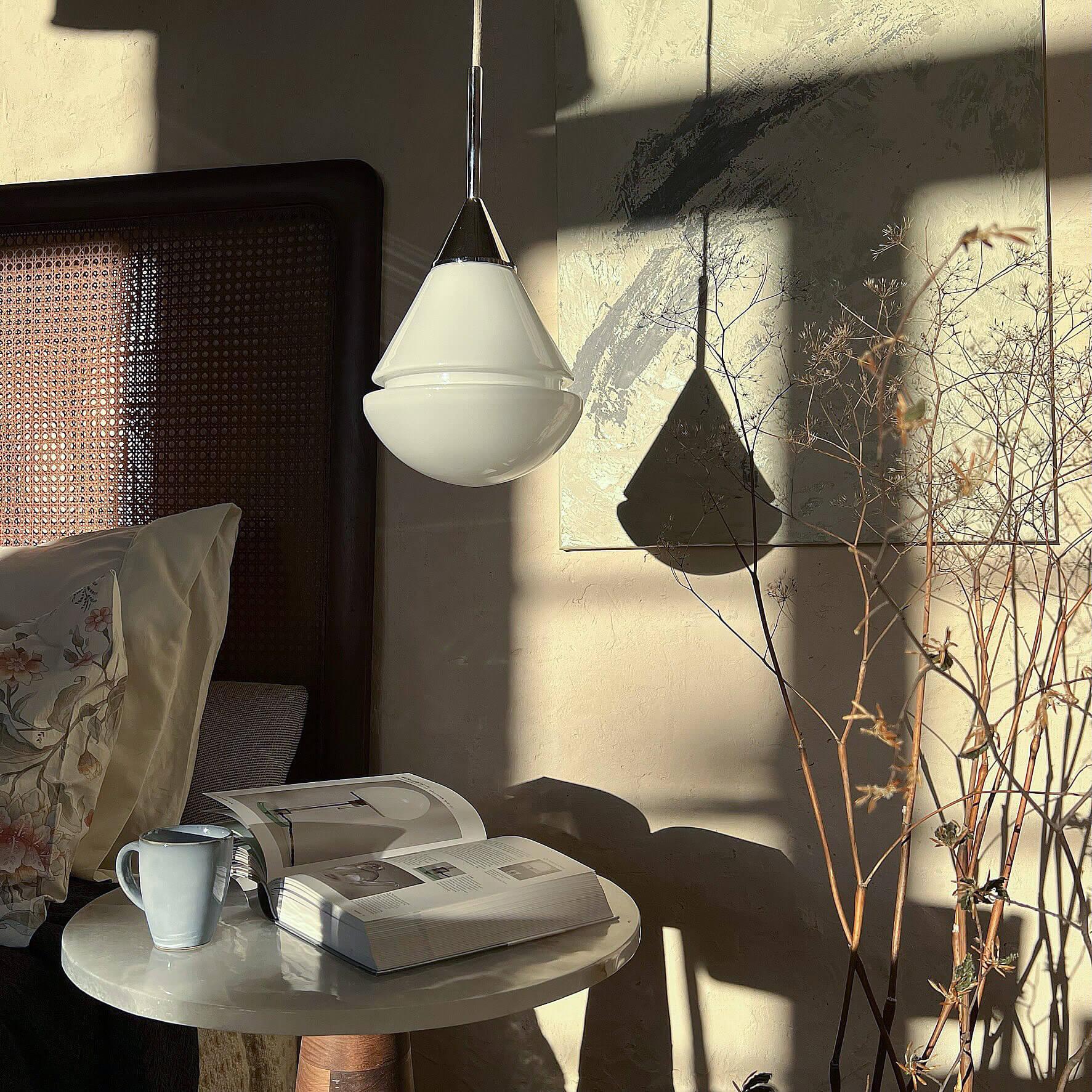 Lampa wisząca KROPLA nikiel Embassy Interiors Eye on Design