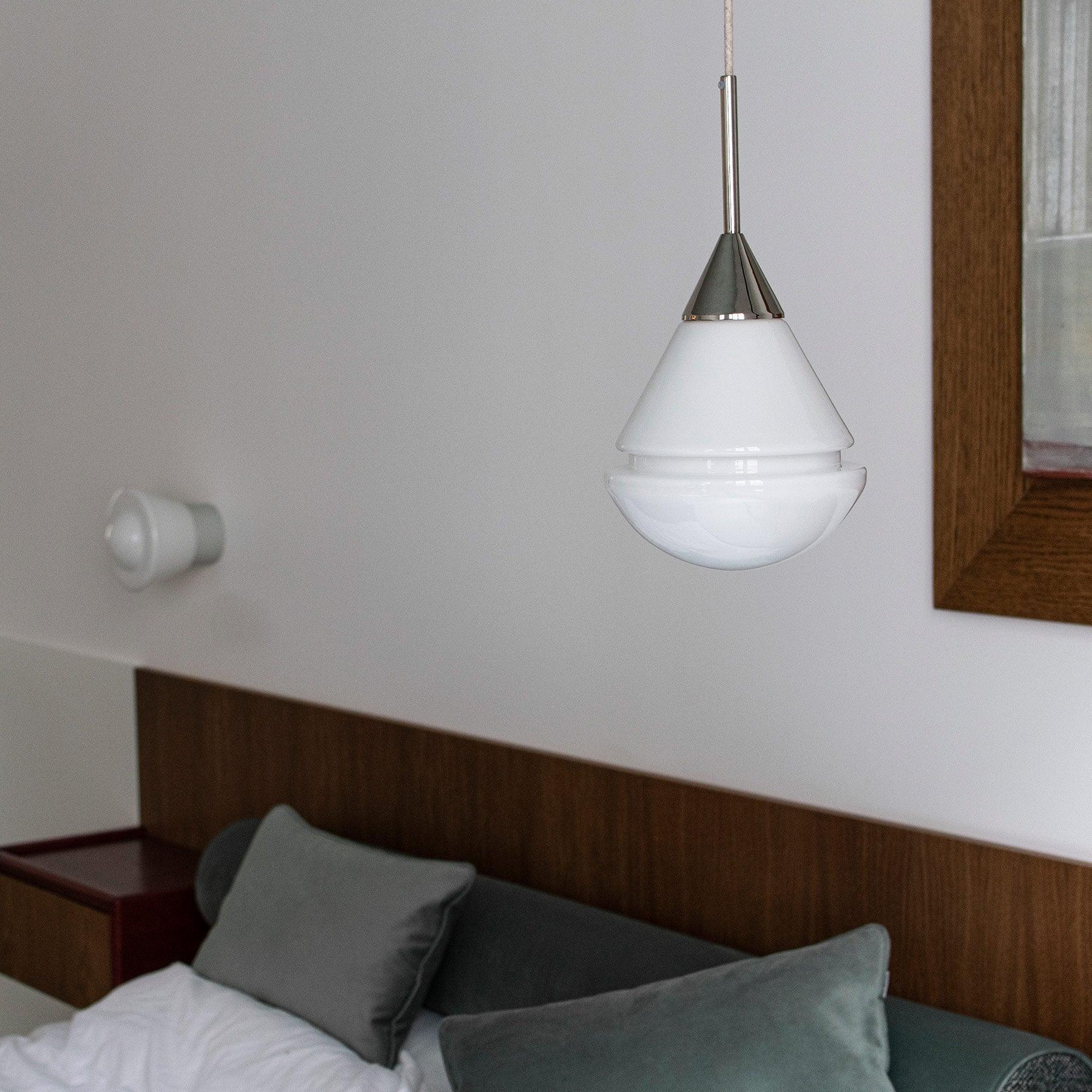 Lampa wisząca KROPLA nikiel Embassy Interiors Eye on Design