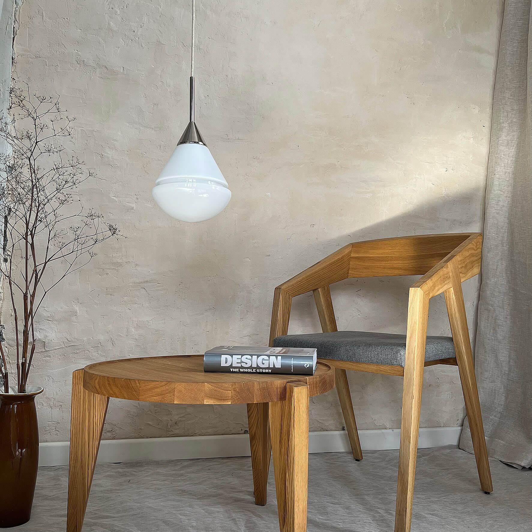 Lampa wisząca KROPLA nikiel Embassy Interiors Eye on Design