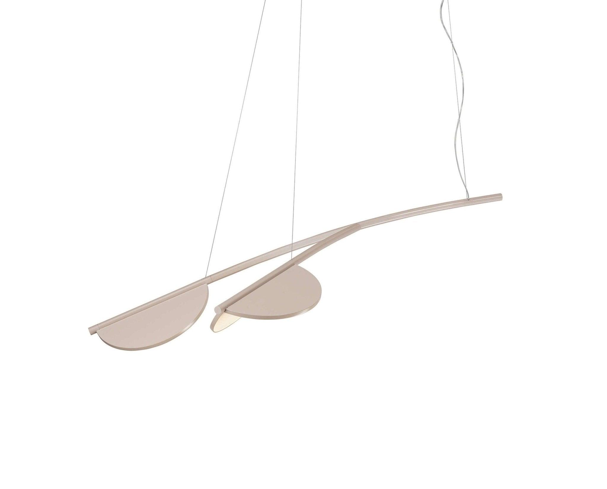 Lampa wisząca krótka ALMENDRA ORGANIC beżowy Flos 2 Eye on Design