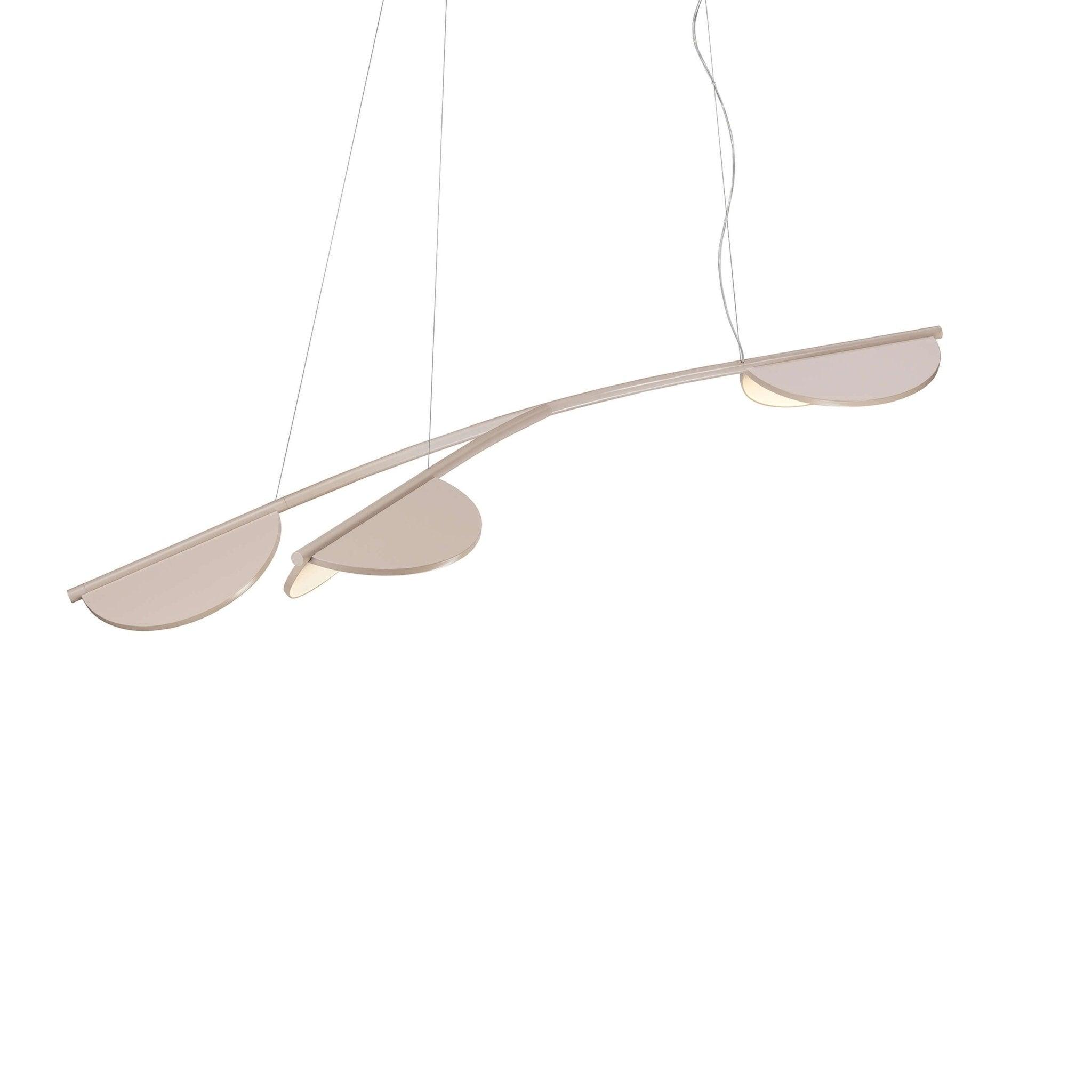 Lampa wisząca krótka ALMENDRA ORGANIC beżowy Flos 3 Eye on Design
