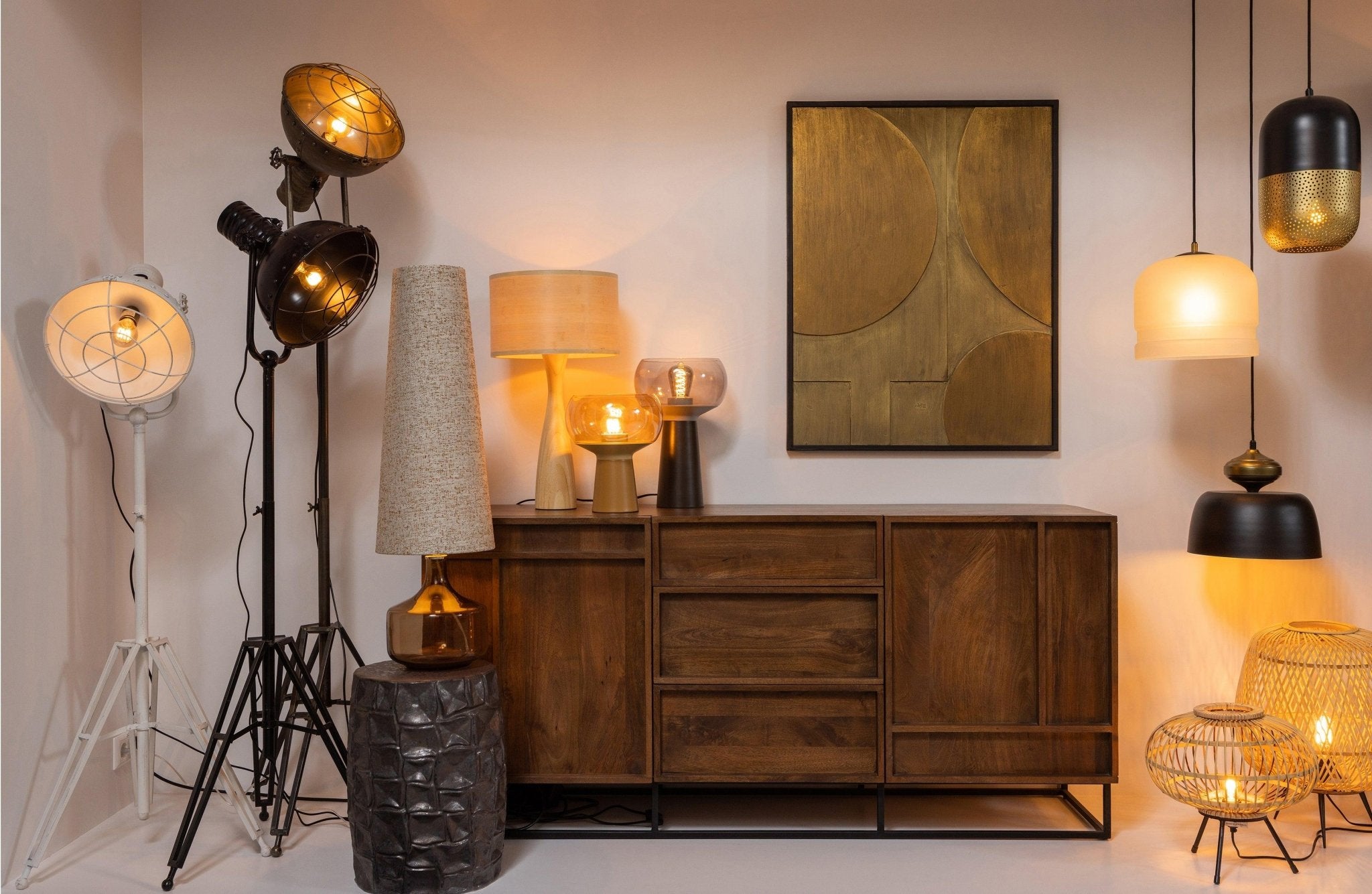 Lampa wisząca MICAH biały Woood Exclusive Eye on Design