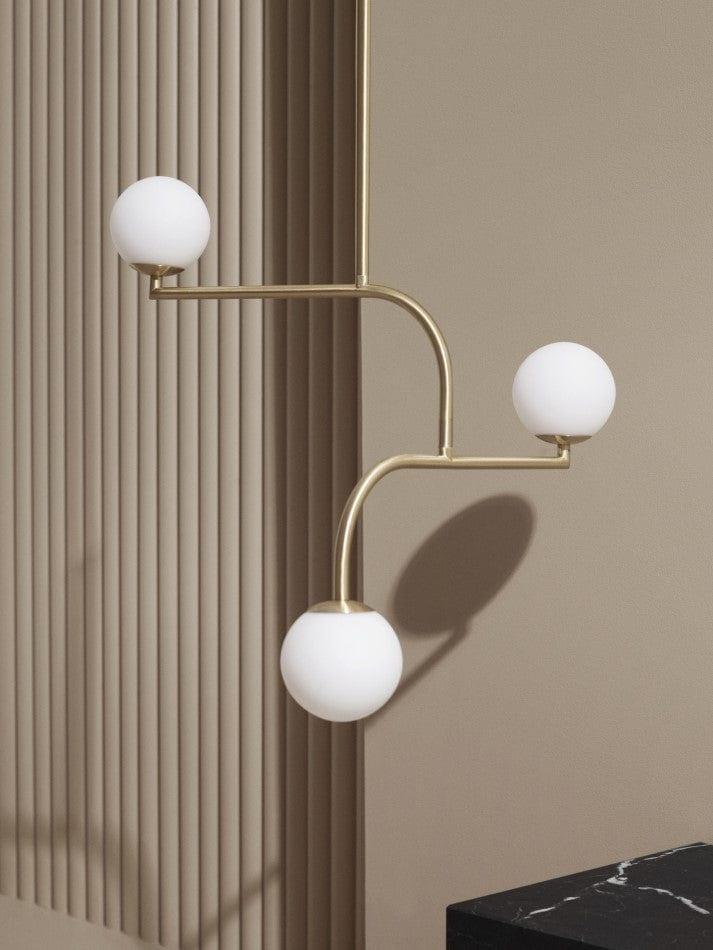 Lampa wisząca MOBIL mosiężny Pholc Eye on Design