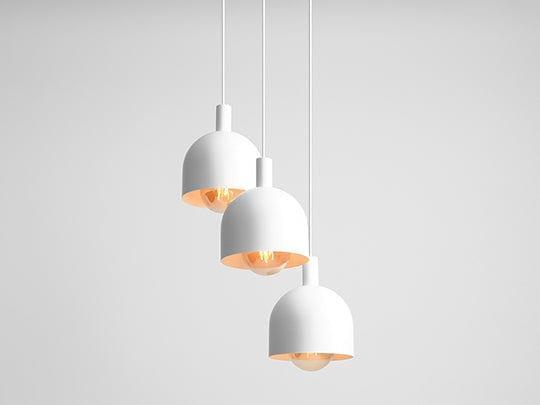 Lampa wisząca na kole BERYL TRIO biały Artera Eye on Design