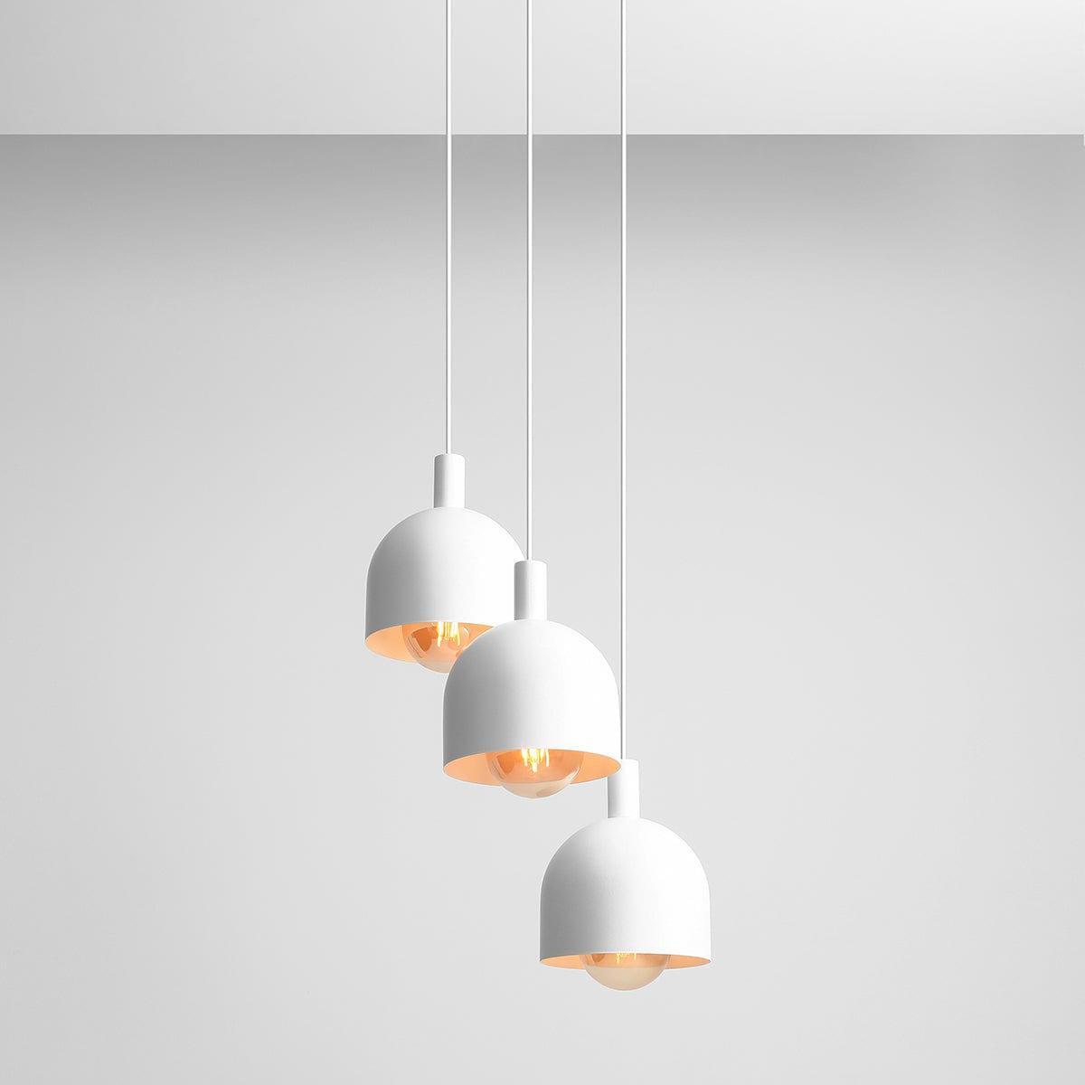 Lampa wisząca na kole BERYL TRIO biały Artera Eye on Design