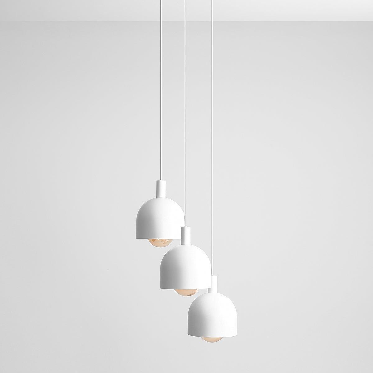 Lampa wisząca na kole BERYL TRIO biały Artera Eye on Design