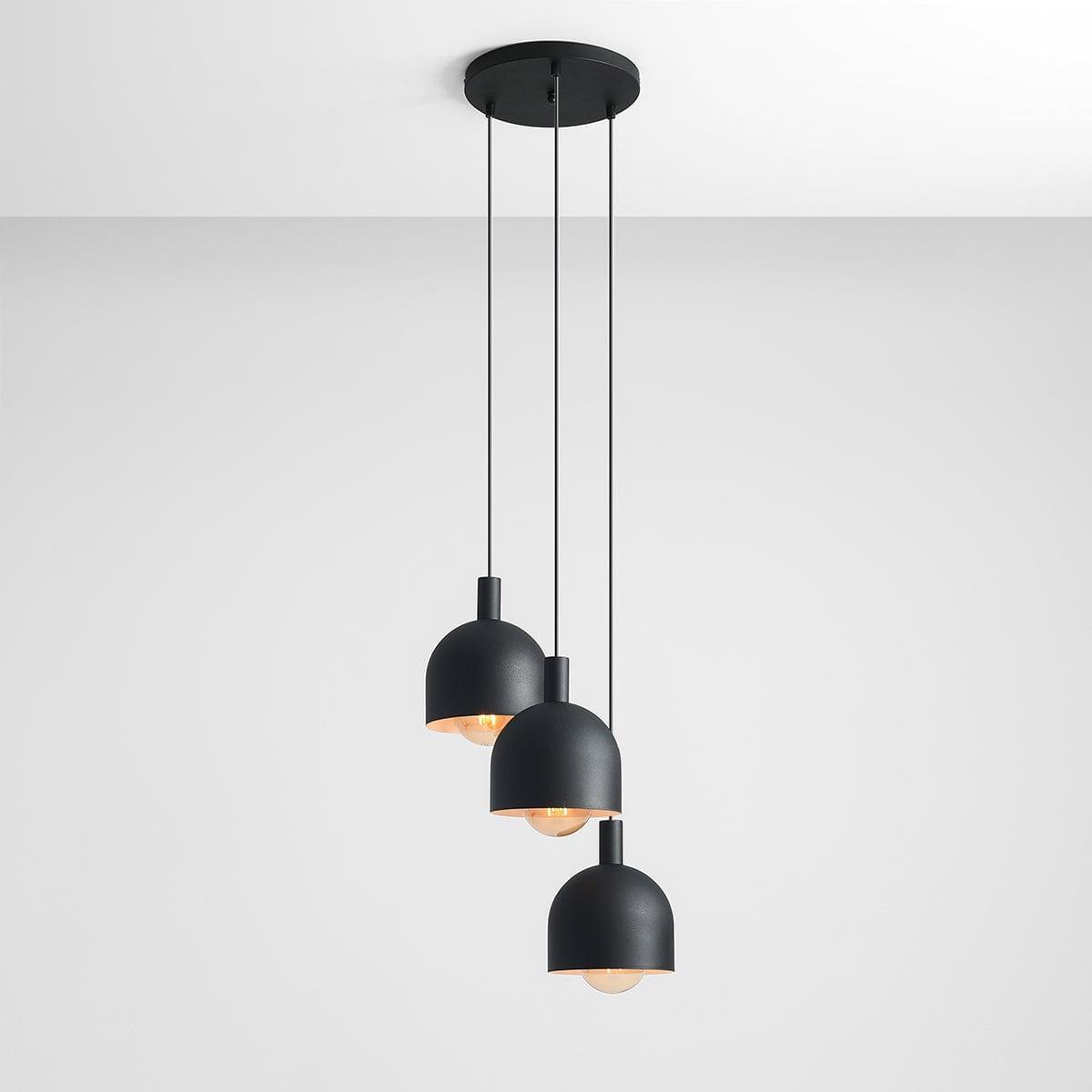 Lampa wisząca na kole BERYL TRIO czarny Artera Eye on Design