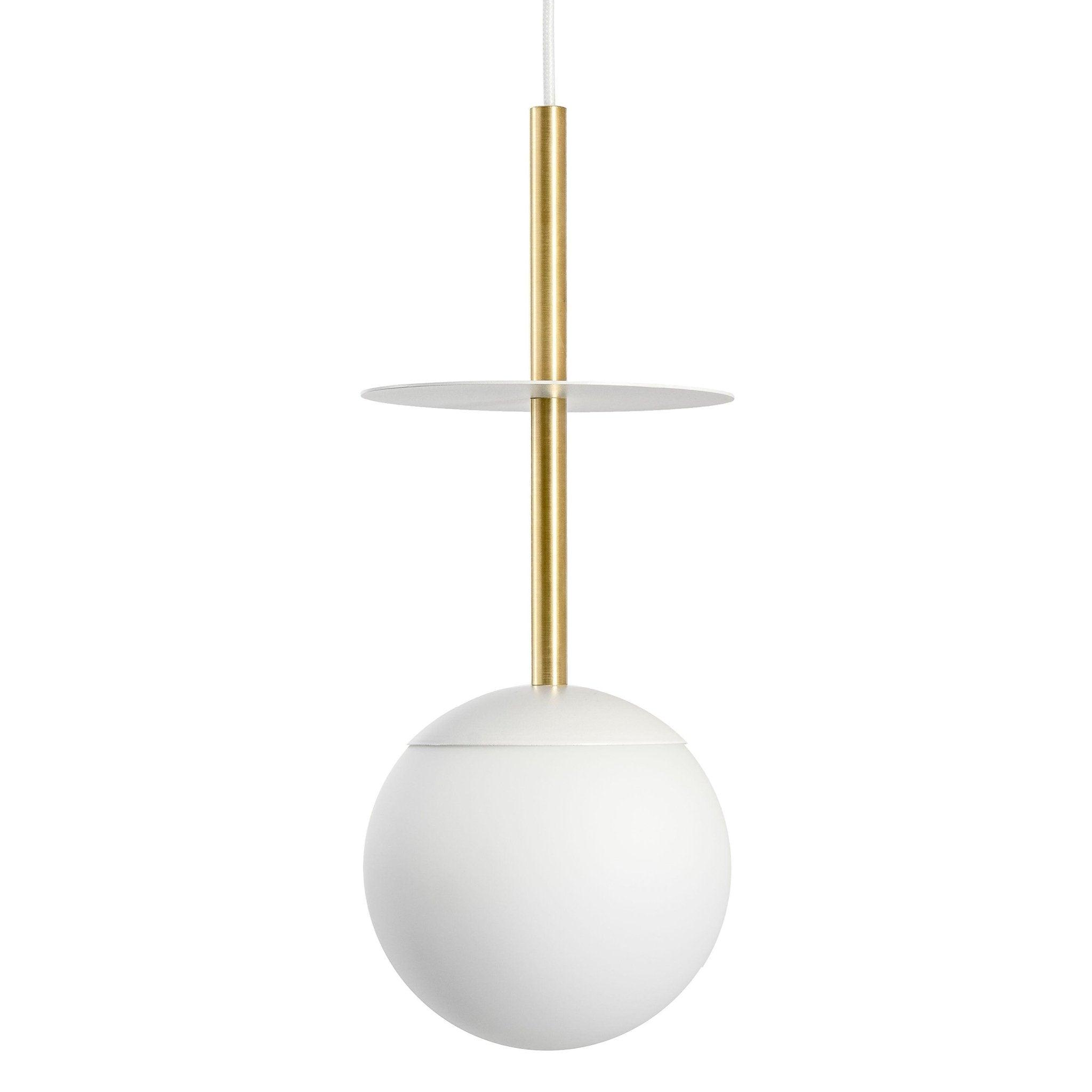 Lampa wisząca PLAAT biało-złoty Ummo Eye on Design