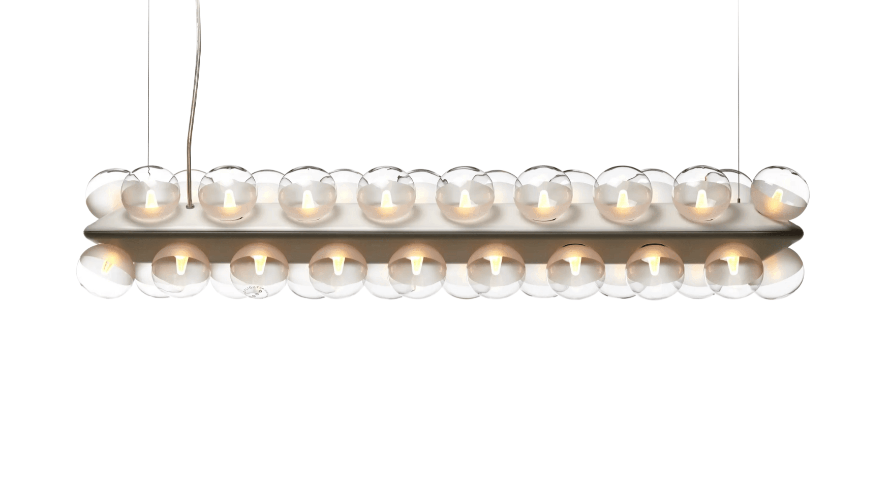 Lampa wisząca PROP LIGHT DOUBLE szkło Moooi 2000K Poziome Eye on Design