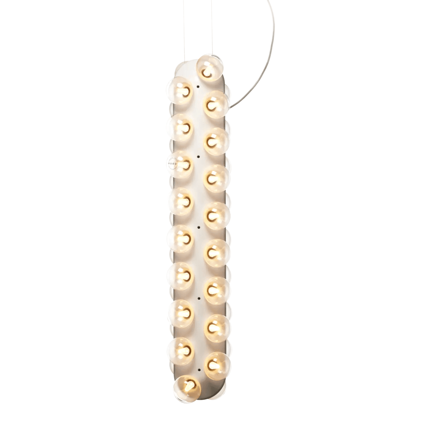 Lampa wisząca PROP LIGHT DOUBLE szkło Moooi 2000K Pionowe Eye on Design