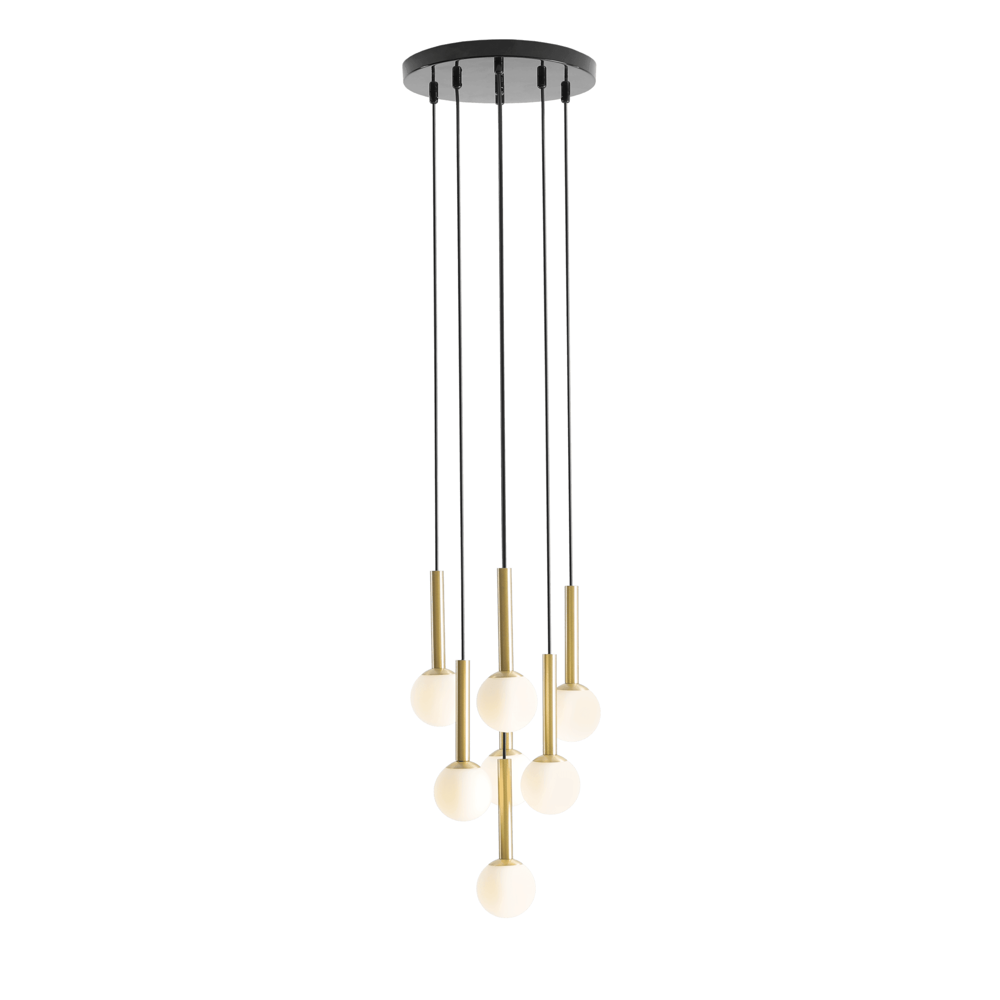 Lampa wisząca RIU czarny z mosiężnym wykończeniem Artera Eye on Design