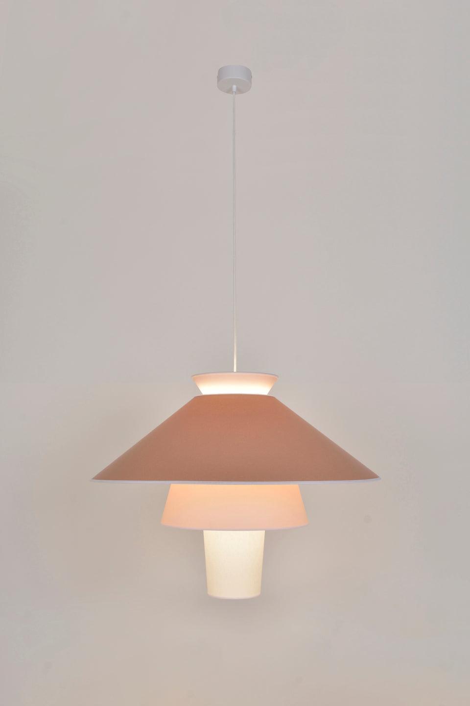 Lampa wisząca RUCHE brzoskwiniowy Market Set Eye on Design